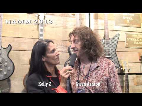 Gwyn Ashton Chats With Kelly Z @ Trussart Guitars Exhibit @ NAMM 2013