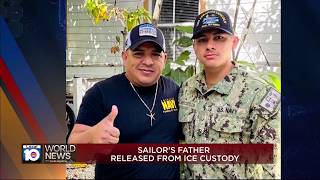 Father of USS Lincoln sailor detained by CBP released from custody