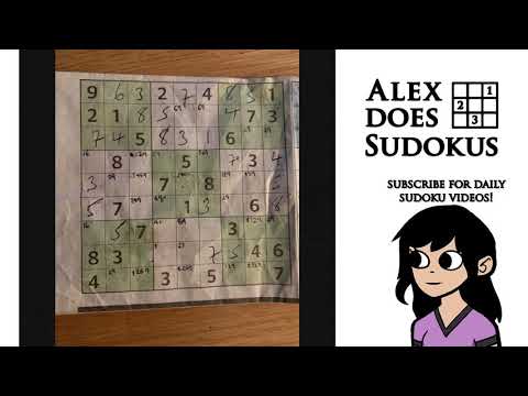 Sudoku Techniques: X-Wing Example