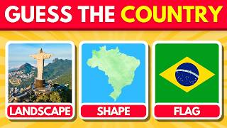Guess the Country by 3 Clues 🗺️🧩 | Geography Quiz 2026