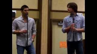 Supernatural Chicago convention Jared et Jensen (vo)