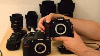 Nikon D700 versus D300 - Unboxing und Review - German - HD