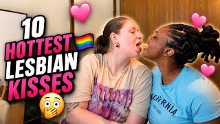 10 HOTTEST LESBIAN 🏳️‍🌈 KISSES | PART 2 #kissingchallenge 