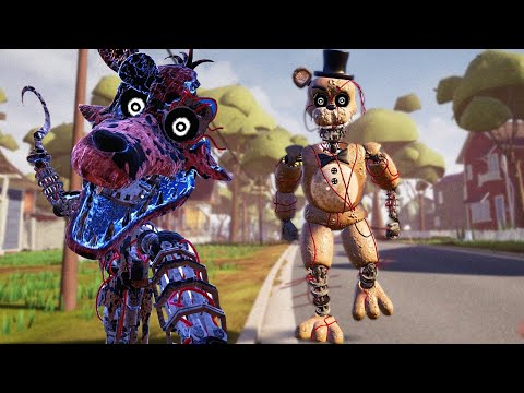 IGNITED FREDDY IS TERRIFYING IN HELLO NEIGHBOR