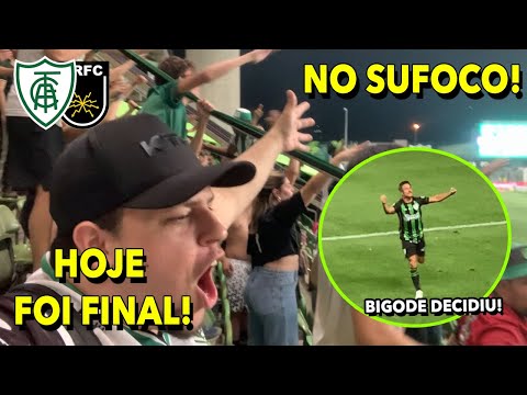 MAIS UMA VITÓRIA NO SUFOCO, VAMOOO!!!! América 2x1 Volta Redonda