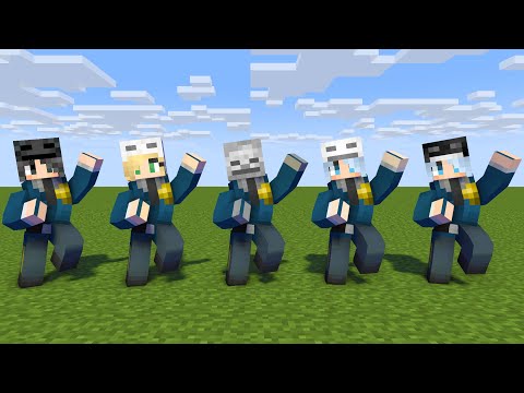MONSTER SCHOOL | K/DA - POP STARS POLICE SKELETON FAMILY | MINECRAFT ANIMATION