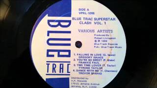 Gregory Isaacs - Falling In Love w/Version - Blue Trac LP 1989