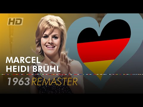 MARCEL – HEIDI BRÜHL 🇩🇪 | Germany | Eurovision Song Contest 1963 [HD Remaster]