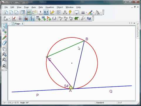 Mr Barton's Autograph Video 22 - Alternate Segment Theorem