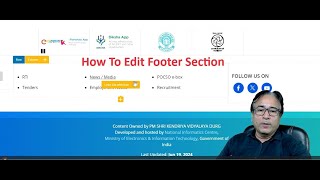 HOw to Edit Footer Section in KV New Website