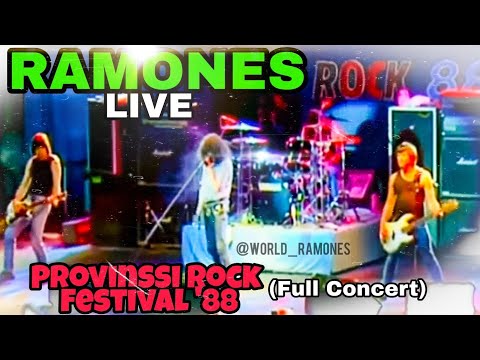 The Ramones - Provinssi Rock Festival in Finland ( Live 1988)