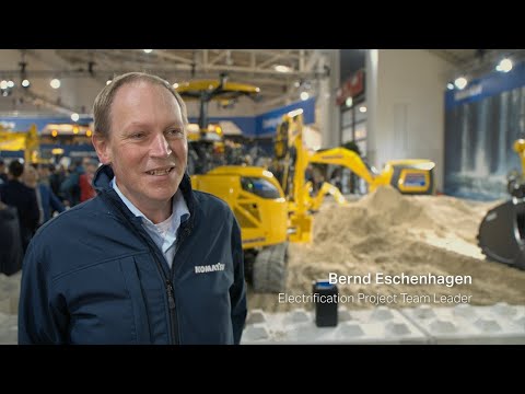 Electrification - Komatsu at bauma 2022