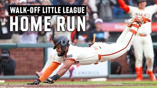 Heliot Ramos' Walk-Off Little League Home Run vs. Texas Rangers | San Francisco Giants Highlights