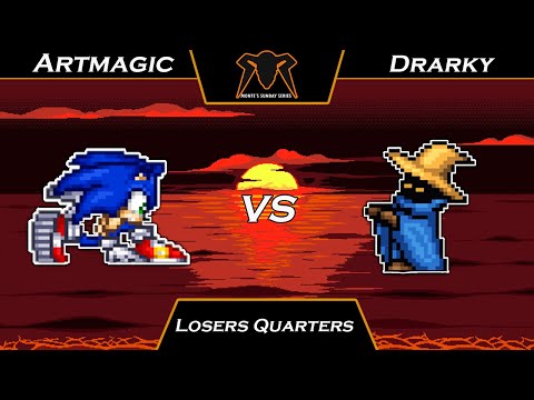 Monte Sunday Series Losers Quarters - Artmagic(Sonic) Vs. Drarky(Black Mage)