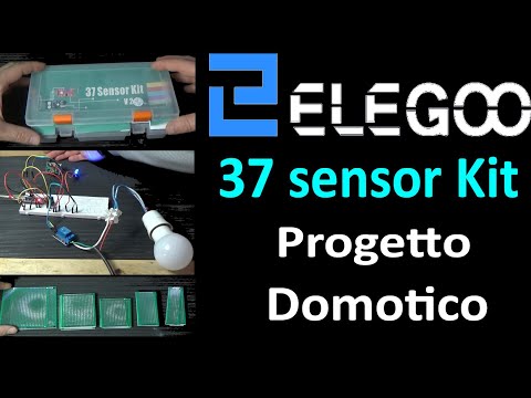 0627: ELEGOO 37 sensor Kit per progetto domotico con Arduino