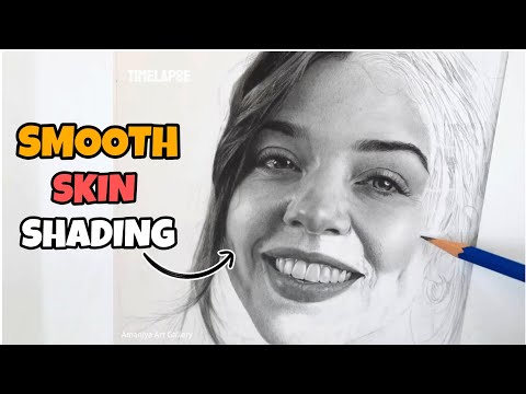 HOW TO DRAW SMOOTH SKINTONE //SMOOTH SHADING TUTORIAL ( FACE DRAWING )