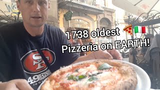 1738AD OLDEST Pizzeria in the WORLD! Antica Pizzeria Port'Alba Naples Italy. THE INVENTORS OF PIZZA.