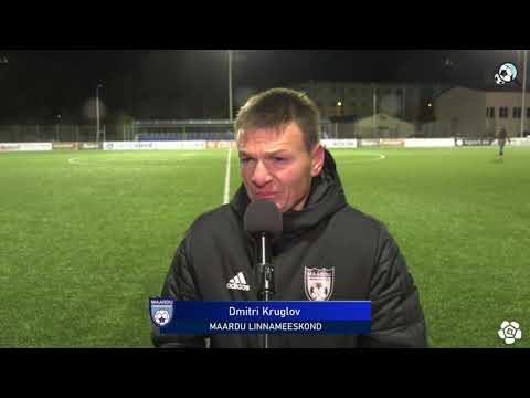 30.voor 2021: Maardu Linnameeskond - Tallinna JK Kalev 1:1 (0:0) Dmitri Kruglov intervjuu