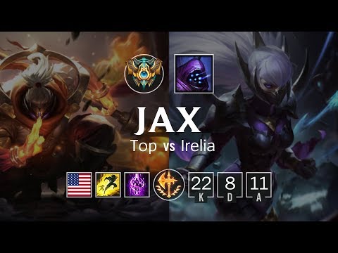 Jax Top vs Irelia - NA Challenger Patch 8.22