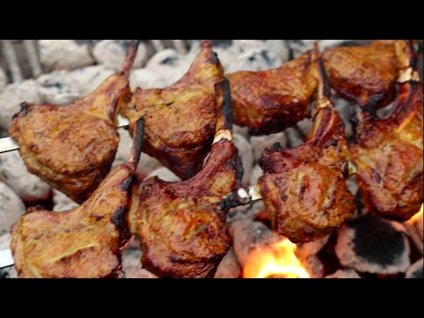 Persian Shishlik kabab / Lamb Chop Kabobs / Shish Kebab