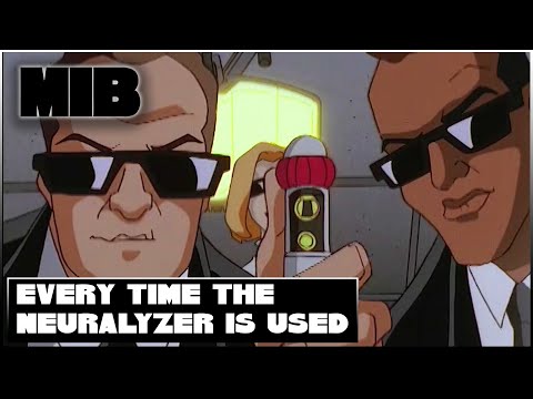 Men In Black: The Series | Every Time The Neuralyzer Is Used | Season 1 | Throwback Toons