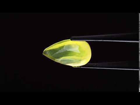 Натуральный желтый Опал груша 15.9x12.0мм 5.32ct видео