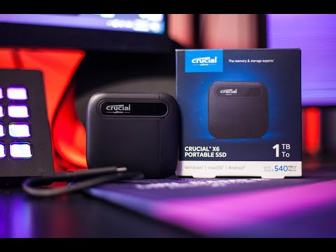 The Crucial X6 portable SSD - First look and review | #ad