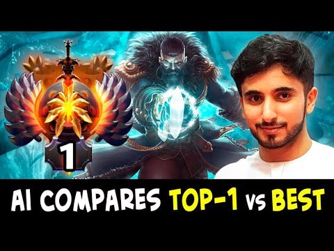 AI compares TOP-1 RANK vs BEST Kunkka — Noone vs Attacker