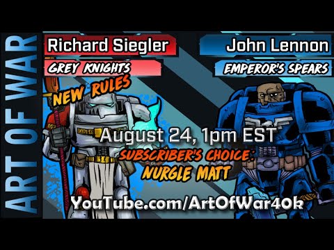 NEW Grey Knights challenge the Emperor's Spears!