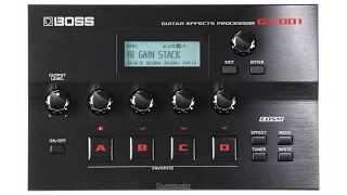 Video thumbnail for BOSS GT-001 Desktop Guitar Processor Demo - Sweetwater's Guitars and Gear, Vol. 82 by Sweetwater