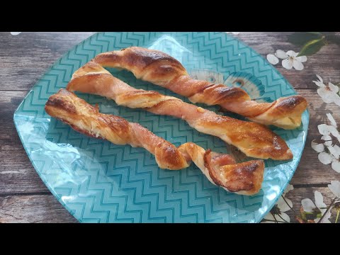 СПИРАЛЬКИ С БЕКОНОМ ИЗ СЛОЕНОГО ТЕСТА. СЪЕЛИ ВСЕ ЗА ОДНУ МИНУТУ.