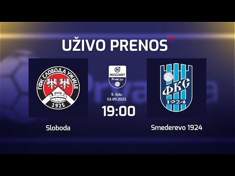 SLOBODA - SMEDEREVO 1924 Mozzart Bet Prva Liga Srbije 5.Kolo