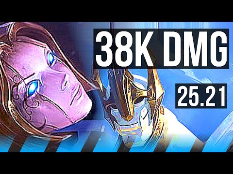 ORIANNA vs GALIO (MID) | 38k DMG | KR Master | 25.21