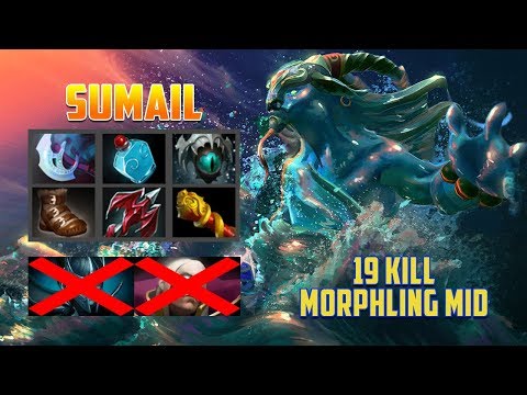 SumaiL - Morphling MID VS S4 (NP) - BULBA (TUSK )  | EZ MID LANE | 19 KILL NO MERCY | 7.20