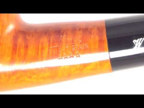 NEW! Ultra Rare! Willmer Straight Grain AAAA Unsmoked Large 1/2 Bent Smoking Pipe From PIPELIST.COM