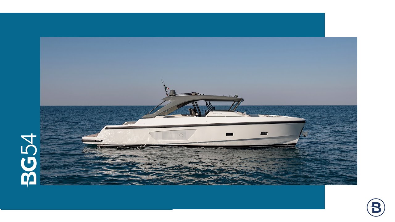 Luca Santella introducing BG54 | Bluegame Yachts