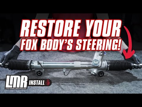 How To Install Power Steering Rack | Fox Body Mustang (79-93)