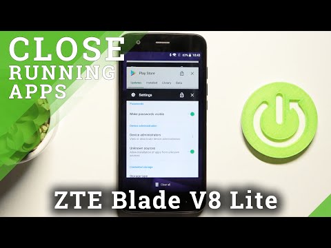 How to Turn Off Running Apps in ZTE Blade V8 Lite – Open Recents