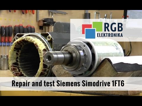 Servo Motor Repair and Test Siemens Simodrive