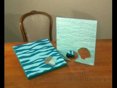 idee. Tipp Nr. 038 - Schablonentechnik mit Strukturpaste