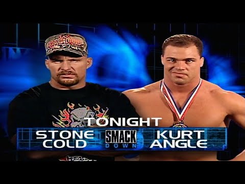 Stone Cold Vs Kurt Angle 3/15/2001 Part 1
