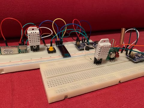 Arduino temperatura esterna ed interna con trasmettitore 433 MHz