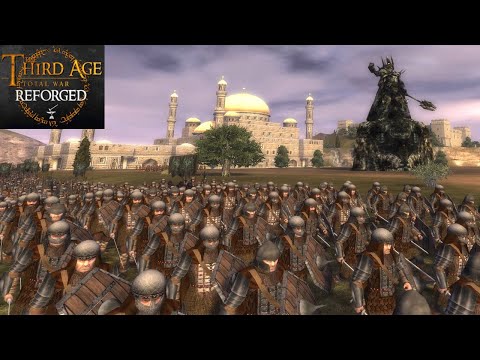 THE COLOSSUS OF SAURON (Siege Battle) - Third Age: Total War (Reforged)