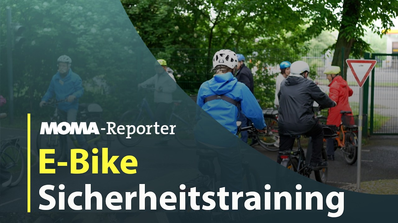 MOMA-Reporter: E-Bike Sicherheitstraining | ARD Morgenmagazin