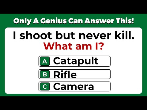CAN YOU ANSWER THESE 30 TRICKY RIDDLES? | ONLY A GENIUS CAN PASS THIS! Riddles Quiz - Part 5