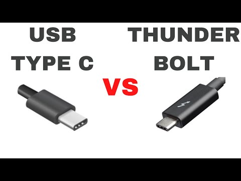 USB C vs Thunderbolt