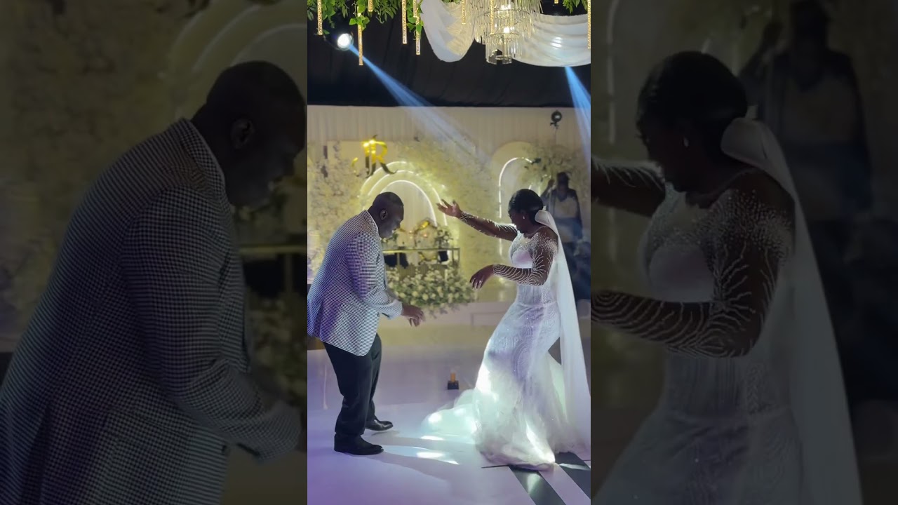 Dancing with dad on her wedding day ❤️#weddings