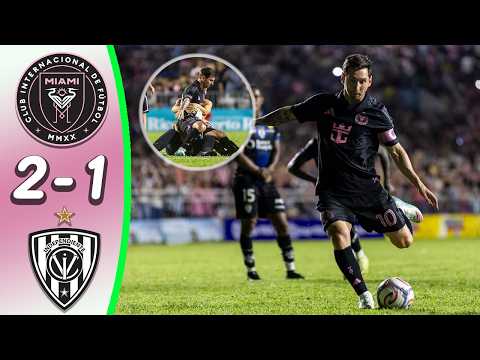 Inter Miami x Ind. del Valle 2:1 - Resumen y Goles | GOL DE MESSI | Un aficionado derribó a Messi