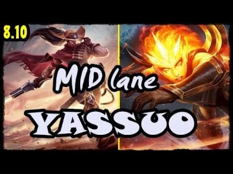 YASSUO Yasuo MID - Yasuo vs Diana Stream 8.10 Gameplay Season 8