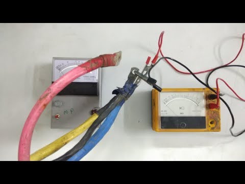 HOW TO CHECK CABLE INSULATION WITH MEGGER Video